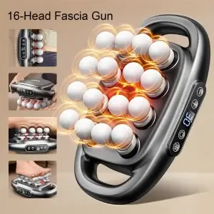 16-Head Fascia Gun High-Frequency Vibration Massage